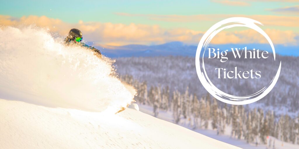 skier at big white ski resort